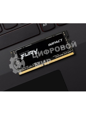 Оперативная память Kingston Fury Impact, DDR4, 8GB (1x8GB), 3200MHz, CL20, SO-DIMM