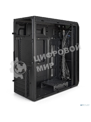 Компьютерный корпус Miditower ExeGate XP-334UC (ATX, без БП, 1хUSB/1хUSB 3.0/1хTypeC, аудио, черный)
