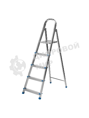 Стремянка Сибртех 5 ступеней, стальная, оцинкованная