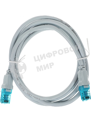 Патч-корд Vention прямой UTP cat.5е, RJ45 - 1,5м. Серый