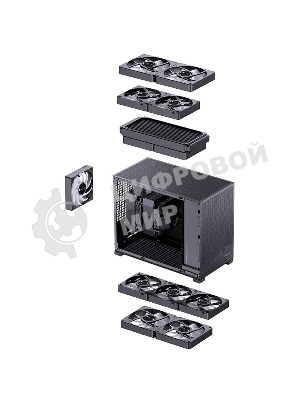 Корпус без блока питания JONSBO Computer Case D32 STD standard version black