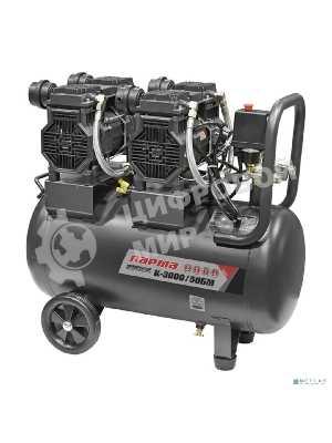 Компрессор поршневой Парма БМ K-3000/50БМ масляный 474л/мин 50л 3000Вт серый/черный