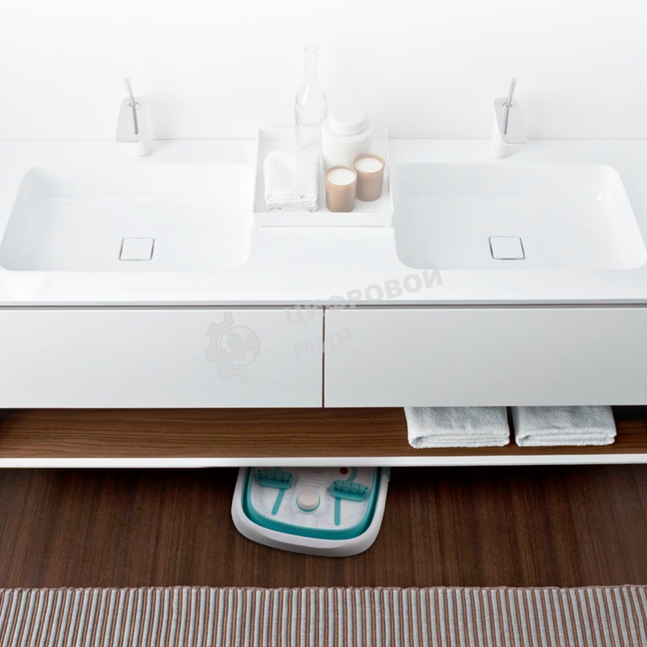 Светильник настольный Gauss Qplus модель GTL601 8W 600lm 4000K 170-265V белый диммируемый LED 1/8