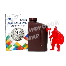 Фотополимерная смола NVPrint Standard Resin Clear Red для 3D печати 1 кг (бут)