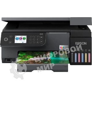 МФУ струйное Epson EcoTank L8100 (C11CK94***), A4, цветной, печ. до 8 стр/мин., 5760 x 1440 dpi (печ.), 1200x4800dpi (скан.), USB, Wi-Fi