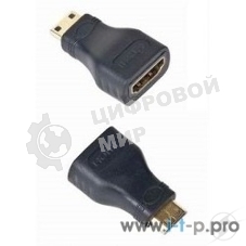 Переходник Gembird Переходник HDMI-miniHDMI 19F/19M, золотые разъемы, пакет