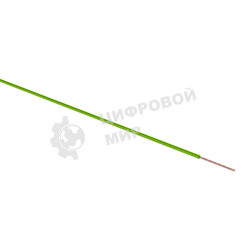 Провод ПГВА Rexant 1х0.50 мм², зеленый, бухта 100 м