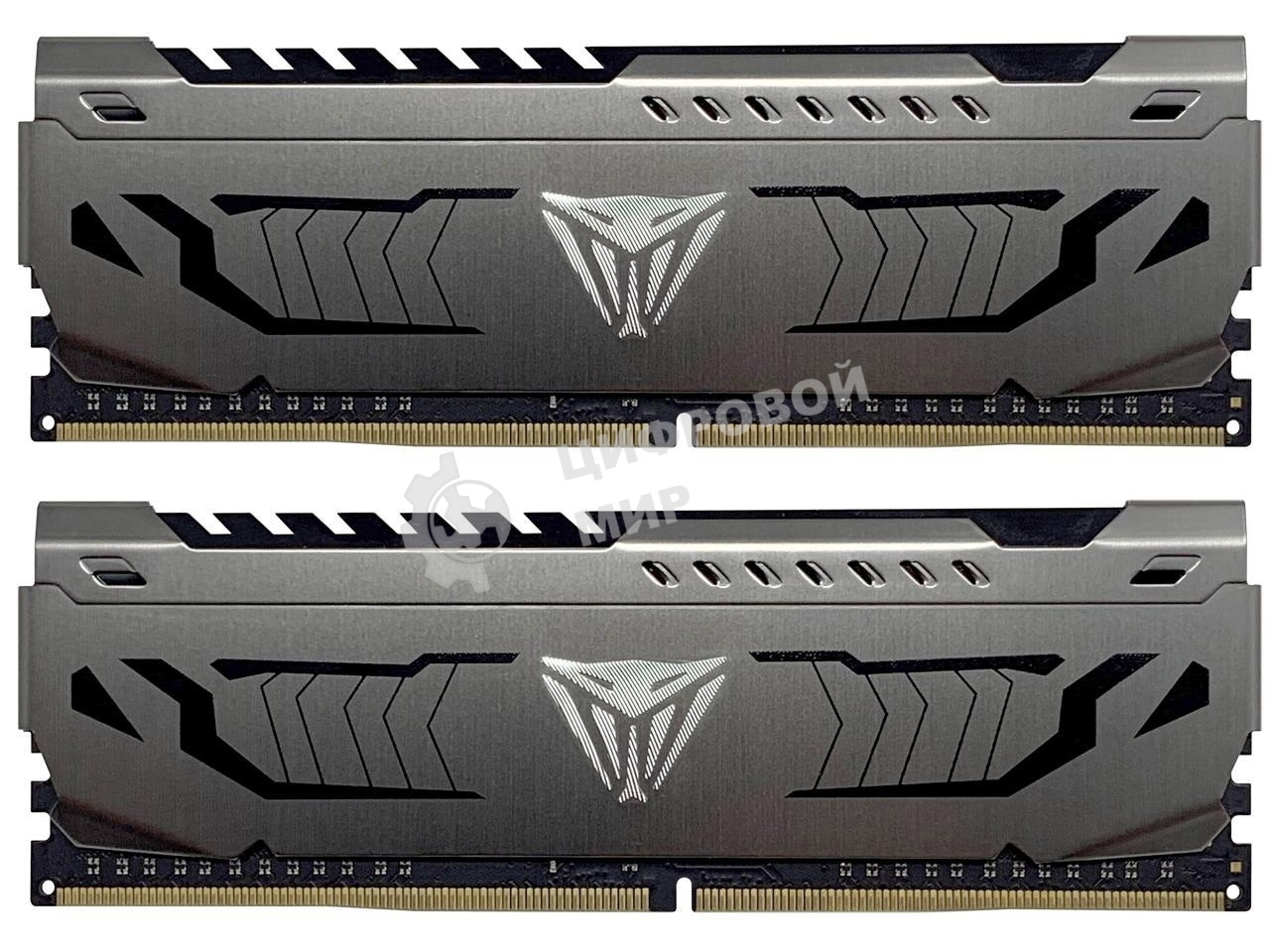 Оперативная память Patriot Viper Steel, DDR4, 16GB (2x8 GB), 3600 MHz, CL18, DIMM, радиатор, черный