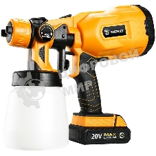 Краскопульт электрический Deko DKSG20K2 120Вт бак:800мл 100-200мл/мин