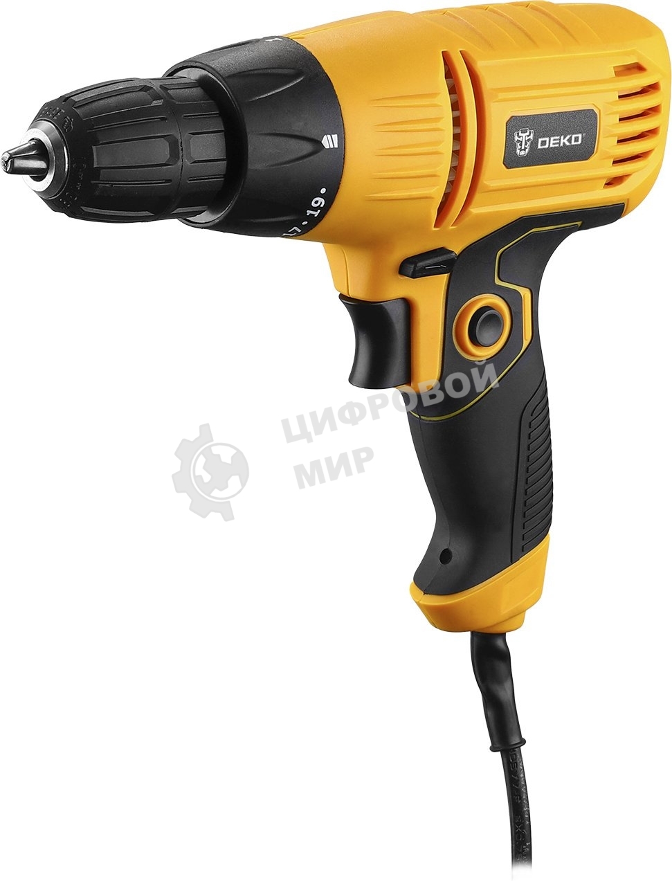 Дрель-шуруповерт Deko DKSD500W, 500 Вт, 28 Нм, щеточный