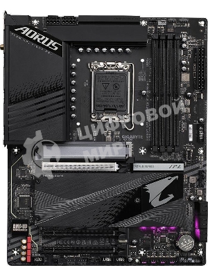Материнская плата Gigabyte Z790 AORUS ELITE AX, LGA 1700, Intel Z790, 4xDDR5, 6xSATA, 4xM.2, 1xPCI-E 5.0 x16, 1xPCI-E 3.0 x4, 1xDP, 1xHDMI, 1x 2.5Gb LAN, 2xUSB-A 2.0, 3xUSB-A 3.2 Gen 1, 2xUSB-A 3.2 Gen 2, 1xUSB-C 3.2 Gen 2x2, 7.1, ATX