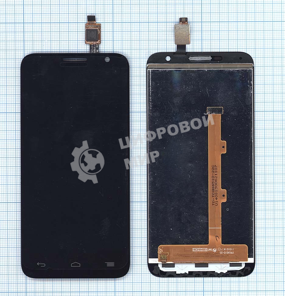 Дисплей для Alcatel Idol 2 Mini 6016D черный