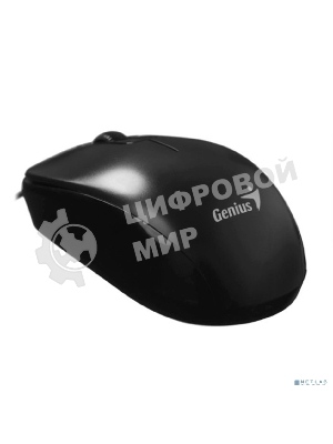Мышь проводная Genius DX-110 черный, 1000 dpi, USB, кнопки - 3