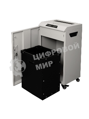 Шредер ГЕЛЕОС УО38-7, DIN P-7 (7 ур-нь секр.), фрагмент 1х2 мм, 4-6 лист (70г/м2), 38 литров