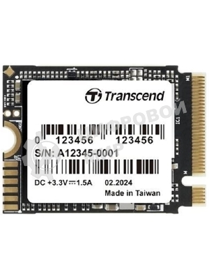Накопитель SSD Transcend SSD MTE310S, 512Gb, M.2(22x30мм), NVMe, PCIe 4x4, 3D TLC, R/W 3300/1700 Mb/s, IOPs 330 000/690 000, TbW 300, DWPD 0.33, DRAM-less (5 лет)