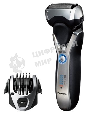 Электробритва сетчатая Panasonic ES-RT77-S520 реж.эл.:3 питан.:аккум. серебристый/черный