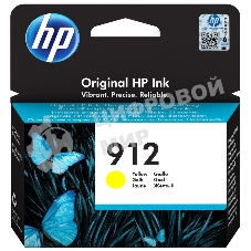 Картридж струйный HP 912 3YL79AE желтый (315стр.) для HP DJ IA OfficeJet 801x/802x