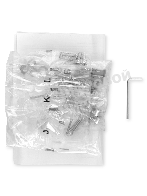 Кронштейн для проектора Buro PR05-W белый макс.13.6кг потолочный поворот и наклон