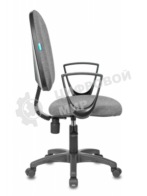 Кресло Бюрократ CH-1300N/3C1 серый, экокожа, 120 кг, механизм качания