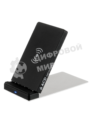 Беспроводное зарядное устройство ACD-W102Q-F1B 10Вт, беспроводная Qi, 2-катушки с QC, 5В/2А ~ 9В/1,8А RTL