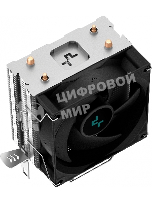 Кулер для процессора DEEPCOOL AG200 черный, 92 мм, алюминий/медь, 3050 об/мин, 30.5 дБ, 4 pin, 100 Вт, 133 мм
