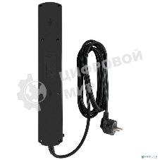 Сетевой фильтр Ippon BK-6-EU-3-10-B 3 м, 6 розеток, черный, коробка