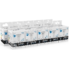 Лампа светодиодная Gauss Elementary 13631 11Вт цок.: GU10 софит 180B св. свеч. бел. хол. MR16 (упак.: 10 шт)