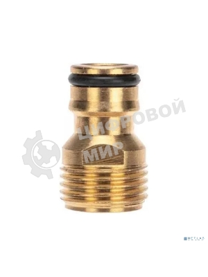 Адаптер латунный 1/2дюйм внешняя резьба ЧЕТЫРЕ СЕЗОНА 62-0276