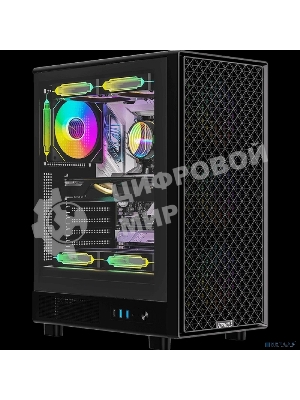Компьютерный корпус Aerocool/Formula MANA DYNAMIC черный без БП ATX 6x120мм 2xUSB 3.0 1xUSB3.1 audio bott PSU