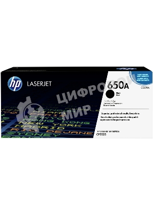 Картридж лазерный HP CE270A черный для Color LaserJet Enterprise CP5525 13500 стр.