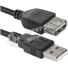 Кабель USB Defender USB02-17 USB2.0 AM-AF, 5.0м
