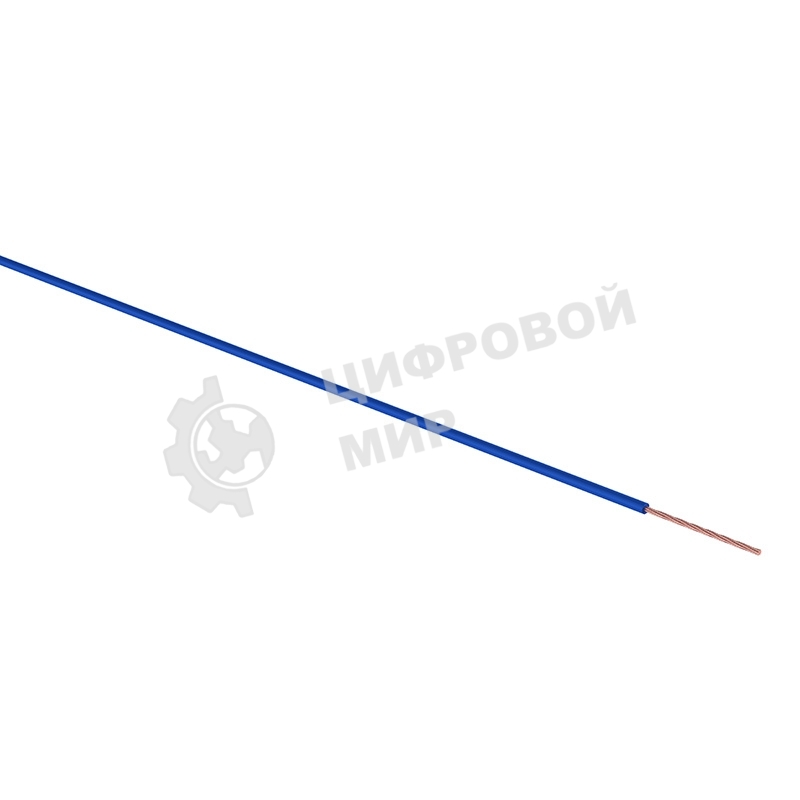 Провод ПГВА Rexant 1х0.50 мм², синий, бухта 100 м
