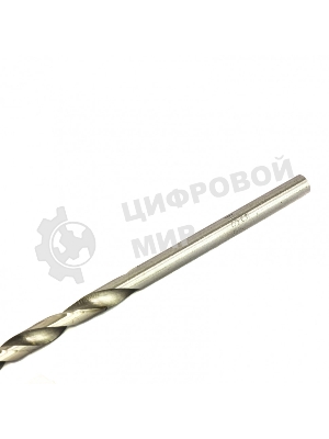 Сверло по металлу Matrix, 5,0 х 132 мм, полированное, удл., HSS, 10 шт. цил. хв.
