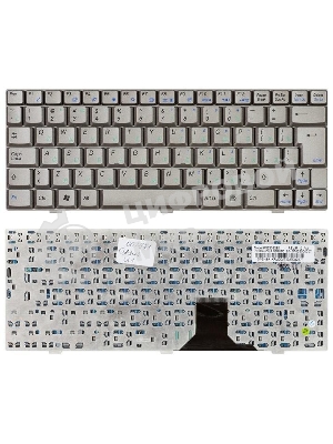 Клавиатура для ноутбука Asus U1 U1F U1E серебристая