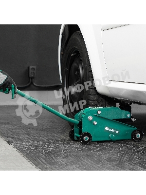 Домкрат гидравлический подкатной Сибртех 2,5 т, 148-387 мм