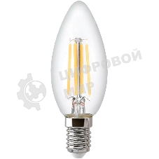 Лампа светодиодная Hiper THOMSON LED FILAMENT CANDLE 5W 545Lm E14 4500K TH-B2066