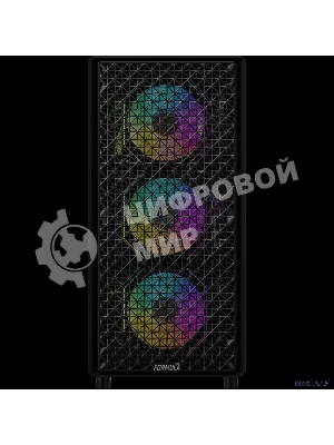 Компьютерный корпус Aerocool/Formula MANA DYNAMIC черный без БП ATX 6x120мм 2xUSB 3.0 1xUSB3.1 audio bott PSU