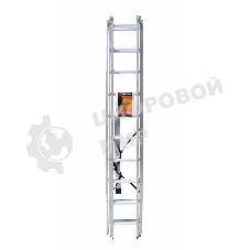 Лестница алюминиевая трехсекционная ЛА 3х10 Вихрь