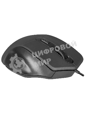 Мышь проводная Defender Datum MB-347 черный, 1600 dpi, USB, кнопки - 4