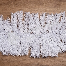 Белоснежный еловый шлейф Neon-night 2,7м