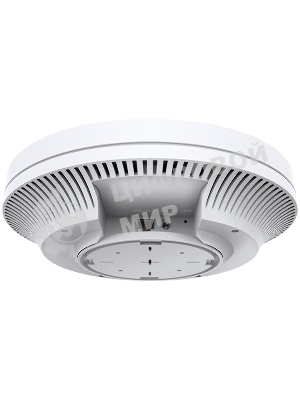 Точка доступа TP-Link 11AX dual-band ceiling access point, up to 1200 Mbit/s at 5 GHz and up to 574 Mbit/s at 2.4 GHz, 1 10/100/1000Mbps LAN port, support PoE 802.3at standard, support BSS coloring, Seamless Roaming, Mesh, Band Steering, Airtime Fairness, MU-MIMO, ma