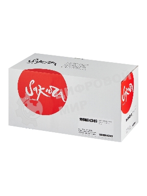 Картридж лазерный Sakura 106R04349 для Xerox, черный, 6000 к.