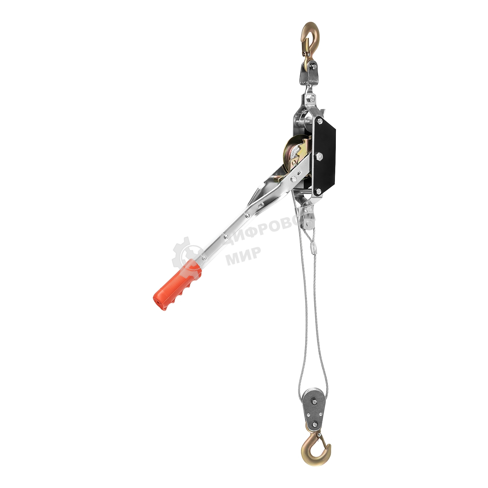 Лебедка рычажная Sparta тяга - 1,5 т, подъем - 0,6 т, 1.5 м, одинарное храповое колесо