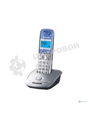 Телефон беспроводной (DECT) Panasonic KX-TG2511RUS (серебристый) АОН, Caller ID,спикерфон на трубке,переход в Эко режим одним нажатием