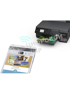 МФУ струйное Epson EcoTank L8100 (C11CK94***), A4, цветной, печ. до 8 стр/мин., 5760 x 1440 dpi (печ.), 1200x4800dpi (скан.), USB, Wi-Fi