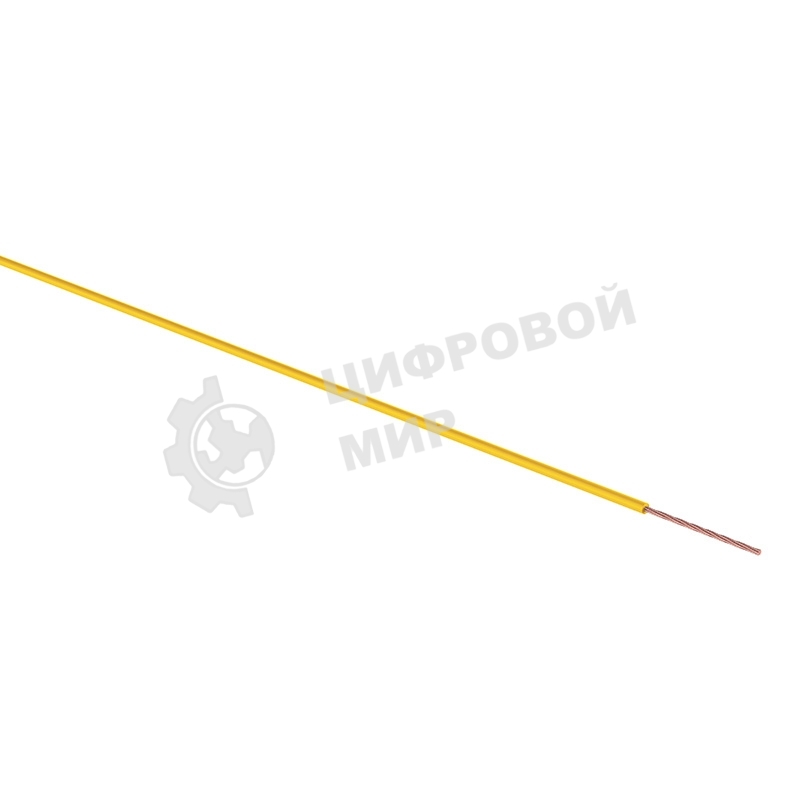 Провод ПГВА Rexant 1х0.50 мм², желтый, бухта 100 м
