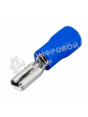 Клемма плоская Rexant, изолированная гнездо - 3.8 мм, 1.5-2.5 мм², (РПи-м 2.5-(2.8)/РПИм 2-250/FDD2-110(8)), в упак. 10 шт.