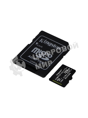 Флеш карта microSDHC 128Gb microSDXC Kingston SDCS2/128Gb Class10 UHS-I Canvas Select up to 100Mb/s с адапт.