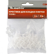 Крестики Matrix, 1,5 мм, для кладки плитки, 100 шт.