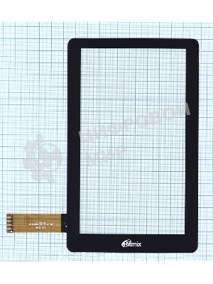 Сенсорное стекло (тачскрин) Ritmix 7, черное